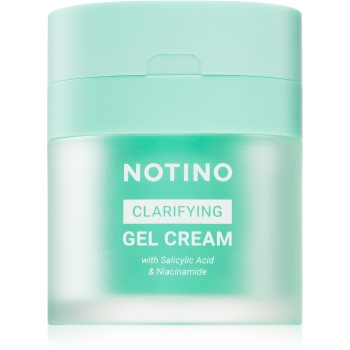 Notino Clarifying Gel Cream with Salicylic Acid and Niacinamide gel crema restorativ pentru curatare delicata cu acid salicilic și cu niacinamidă - imagine 2